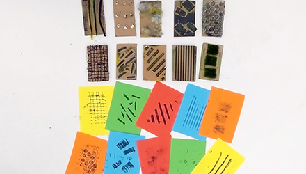 Cardboard Stamps