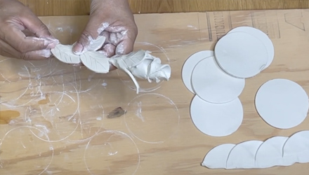 Clay Flower Vase